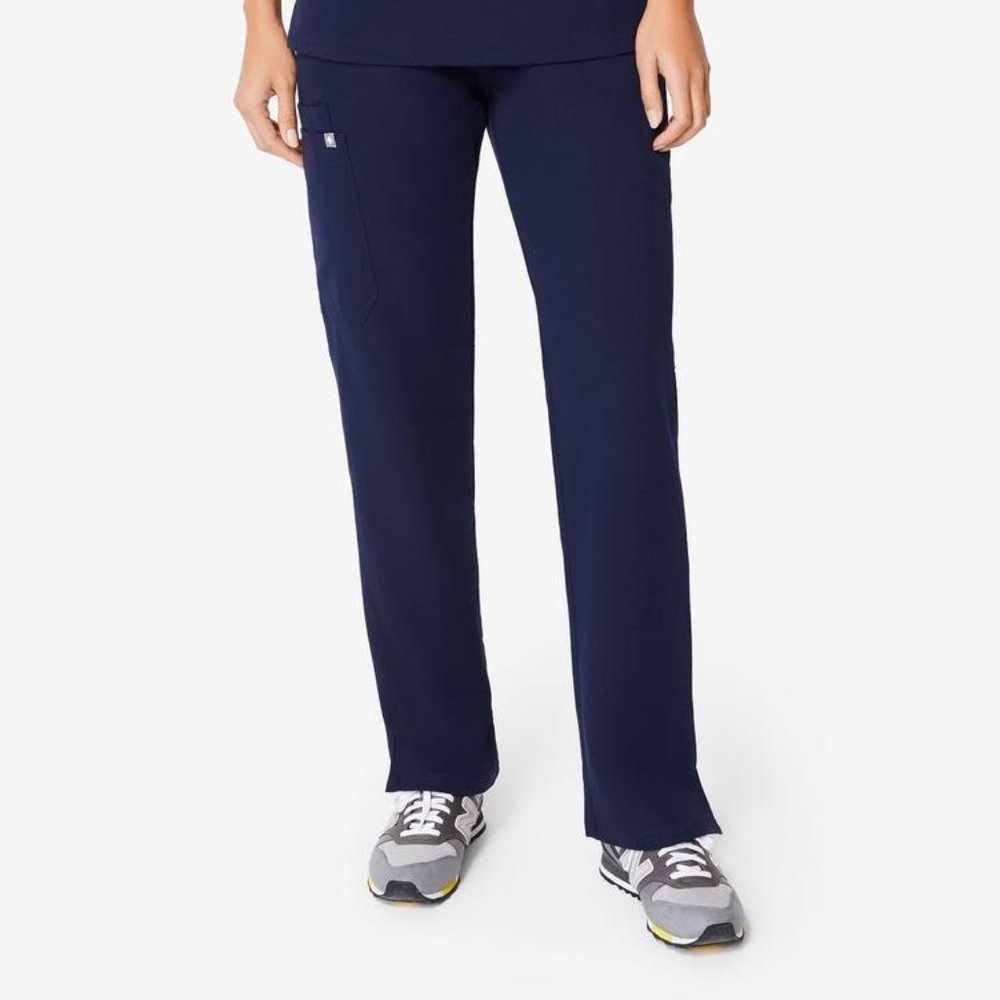 Figs Navy Straight Leg Pants
